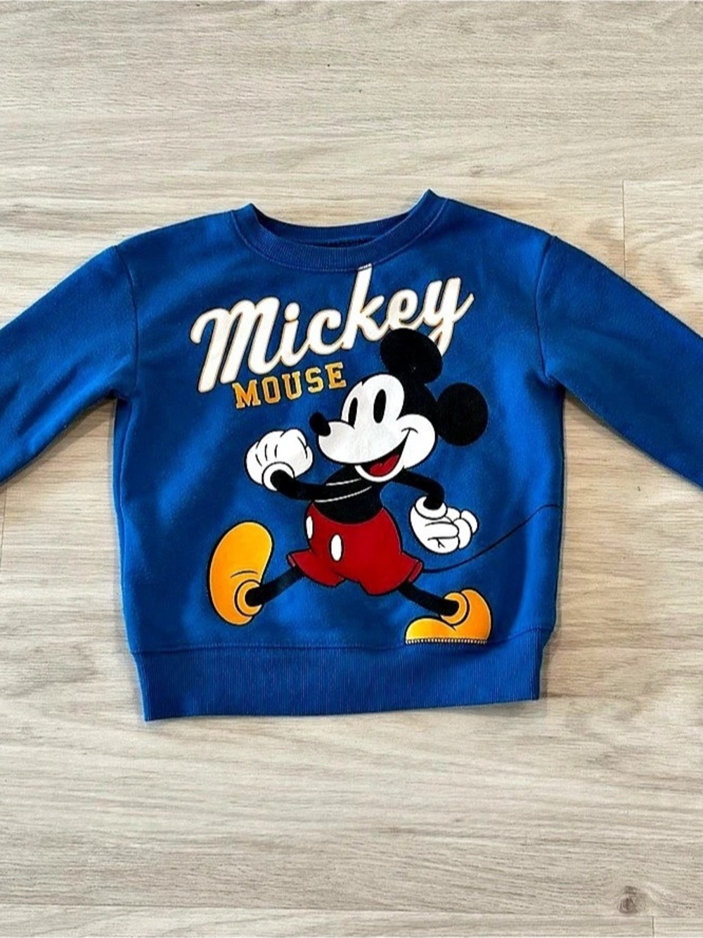 Disney Mickey Mouse Blue Boys 2T Like New Sweatshirt